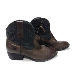 Born Western Studded Bootie Size 8